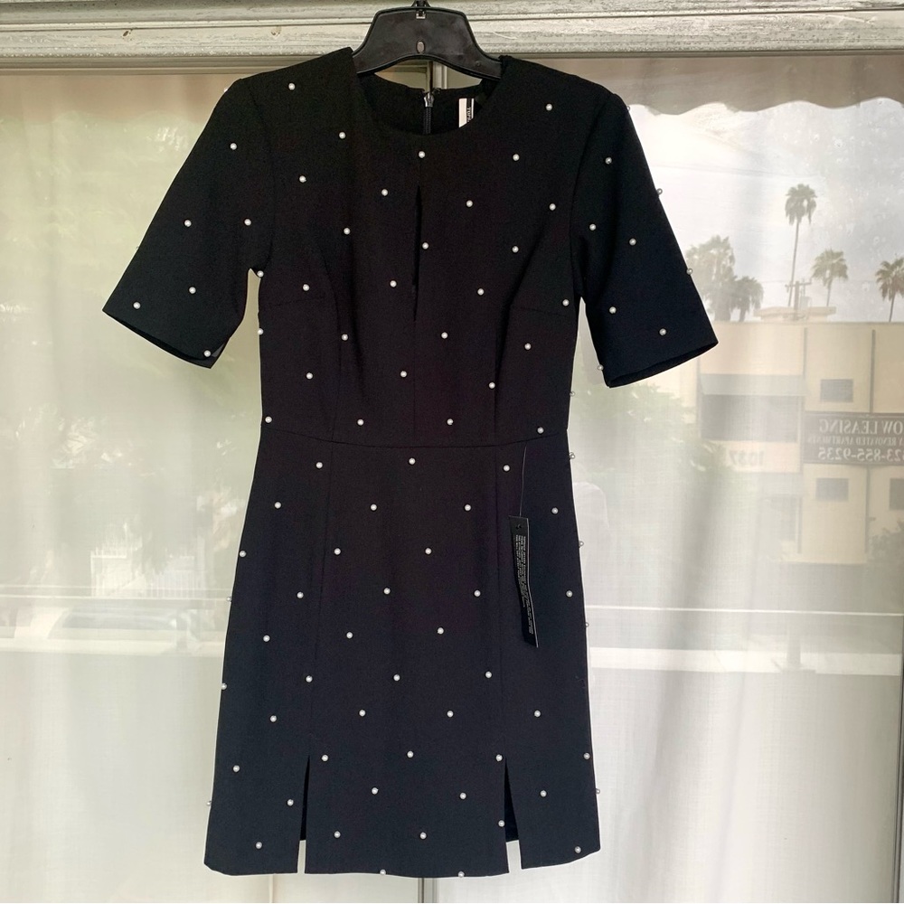 Topshop Pearl Black Dress